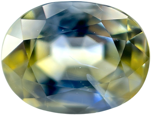 1.62 ct. Natural Blue-Yellow Bicolor Sapphire