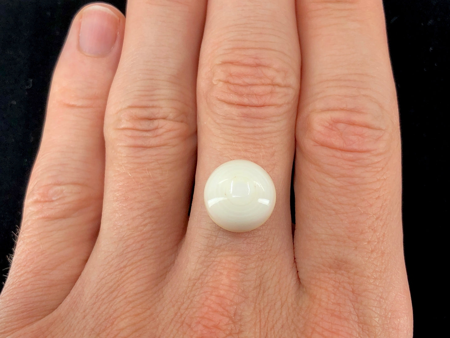 GIA 12.52 ct. Natural White Quahog Pearl