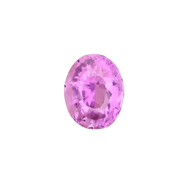 GIA 4.27 ct. Purple-Pink Natural Sapphire
