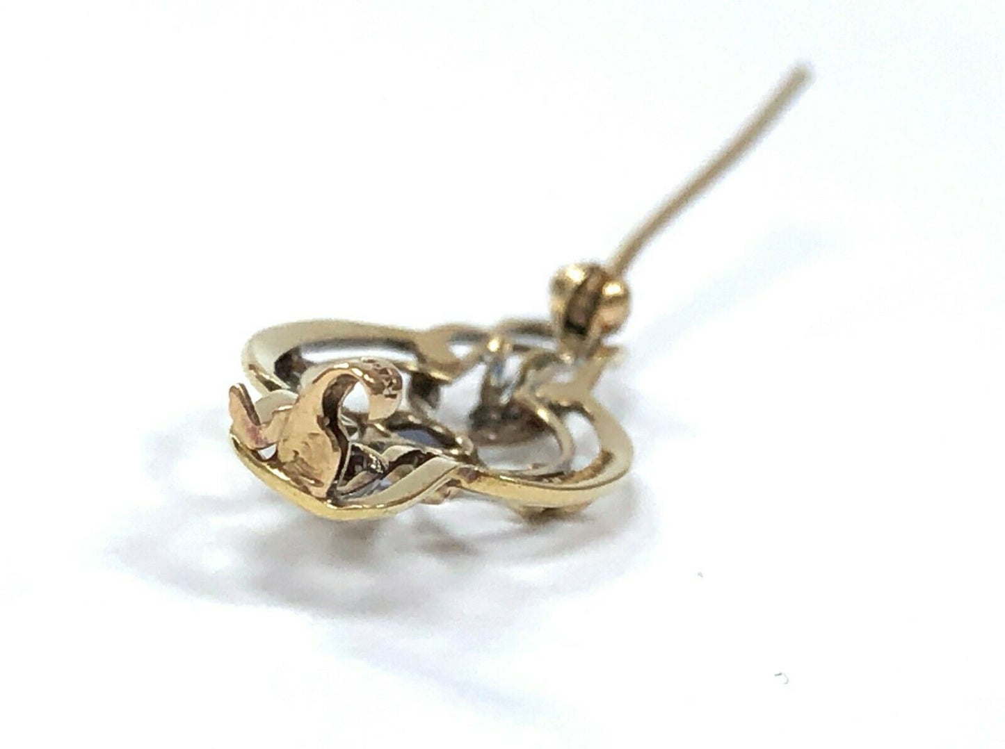 Art Nouveau Era Sapphire Brooch in 14K Gold
