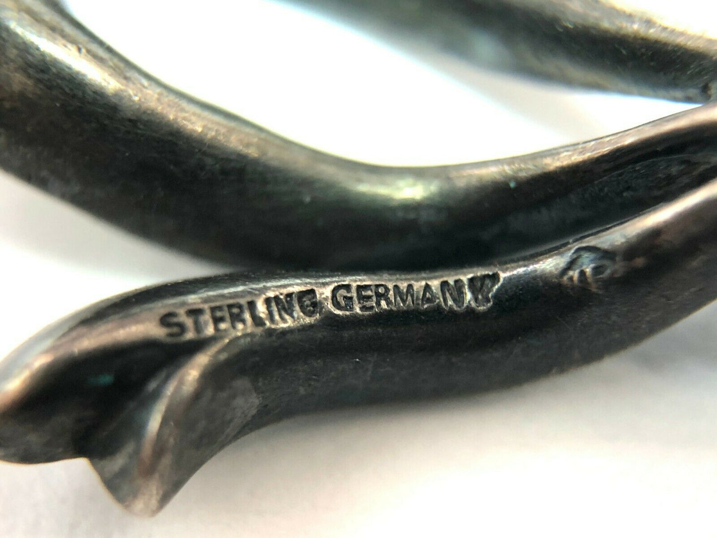 Victorian Era Knoll & Pregizer Old Mine Cut Paste Brooch in Sterling Silver