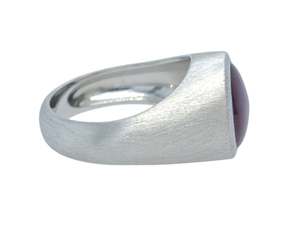 GIA 6.33 ct. No-Heat Star Sapphire Ring in Platinum