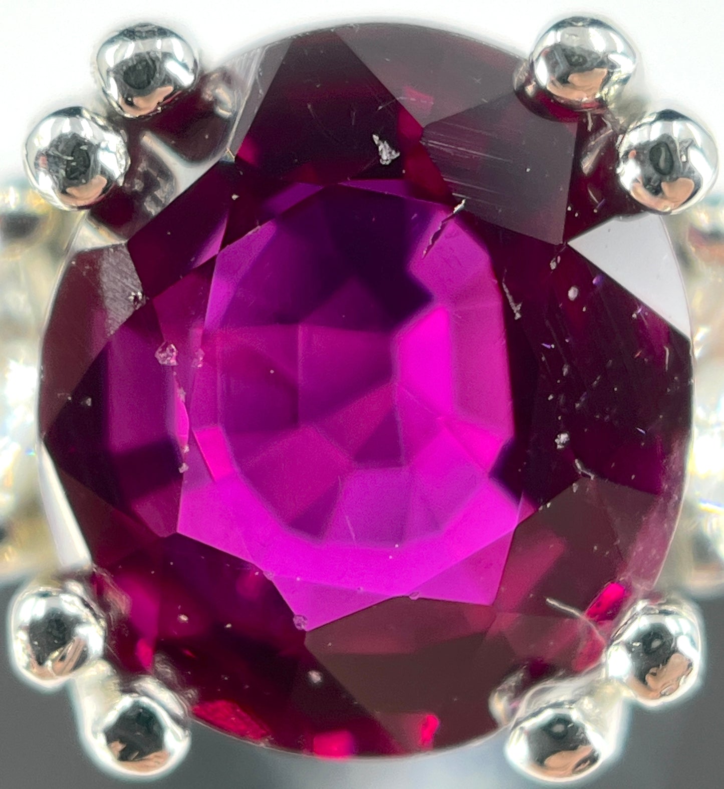 GIA 2.27 ct. No-Heat Burma Ruby & Diamond Ring in Platinum