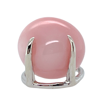 6.90 ct. Natural Pink Conch Pearl Pendant in 14K White Gold