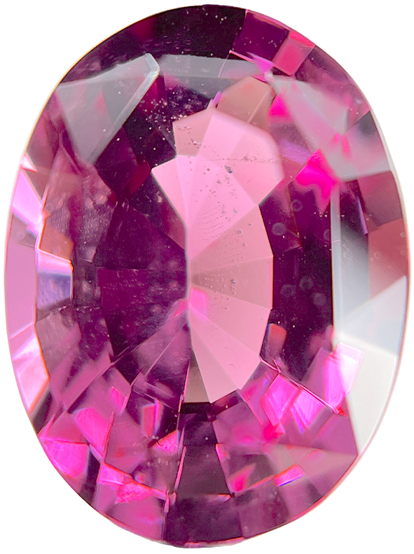 GIA 2.59 ct. Natural No Heat Purplish Pink Spinel