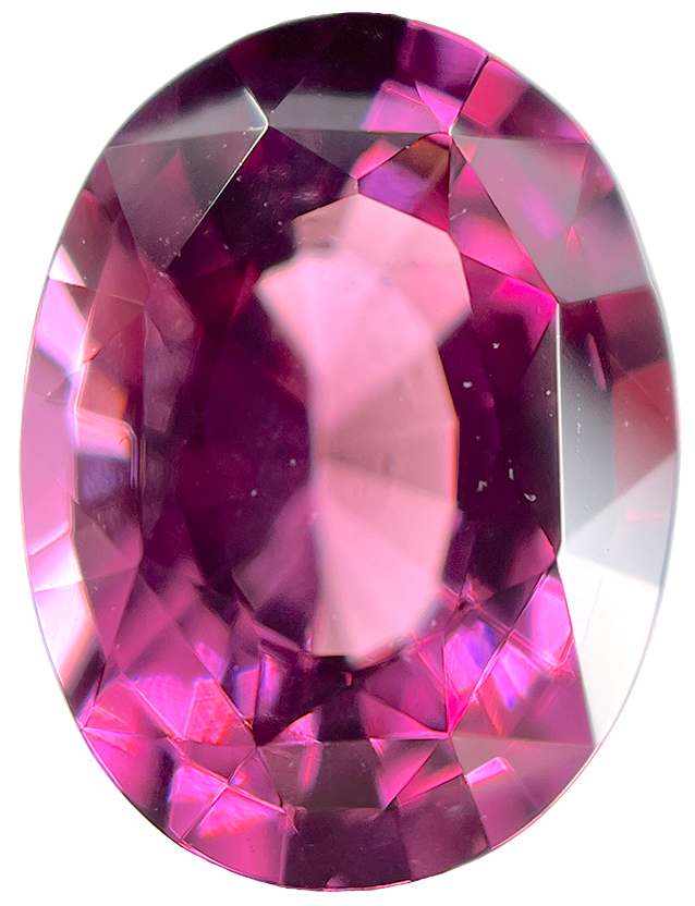 GIA 2.59 ct. Natural No Heat Purplish Pink Spinel