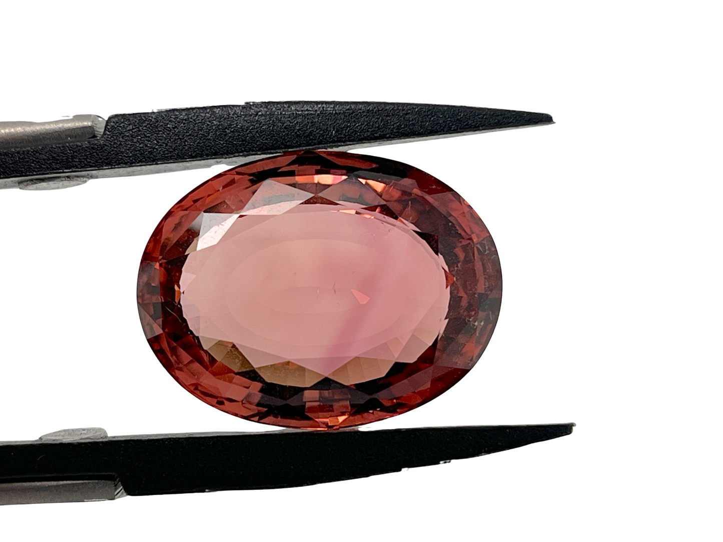 GIA 25.97 ct. Orangy Pink Tourmaline