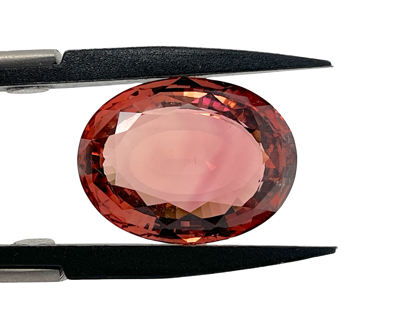 GIA 25.97 ct. Orangy Pink Tourmaline