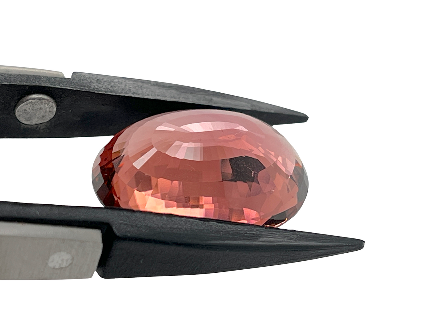 GIA 25.97 ct. Orangy Pink Tourmaline