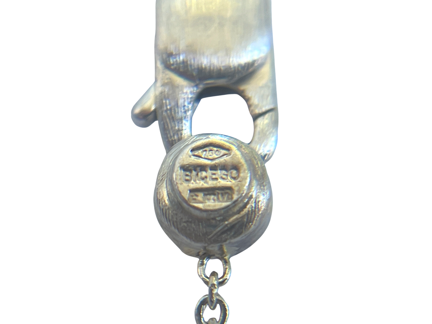 Rare Marco Bicego Diamond Necklace in 18K White Gold