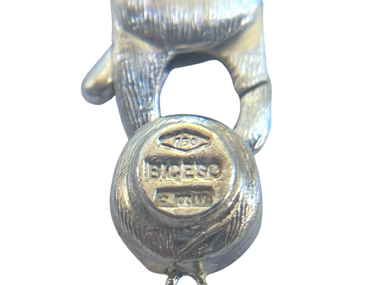 Rare Marco Bicego Diamond Necklace in 18K White Gold