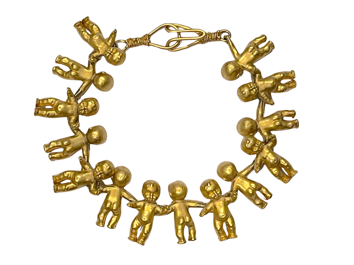 Rare Alison Mager Sculptural Baby Necklace