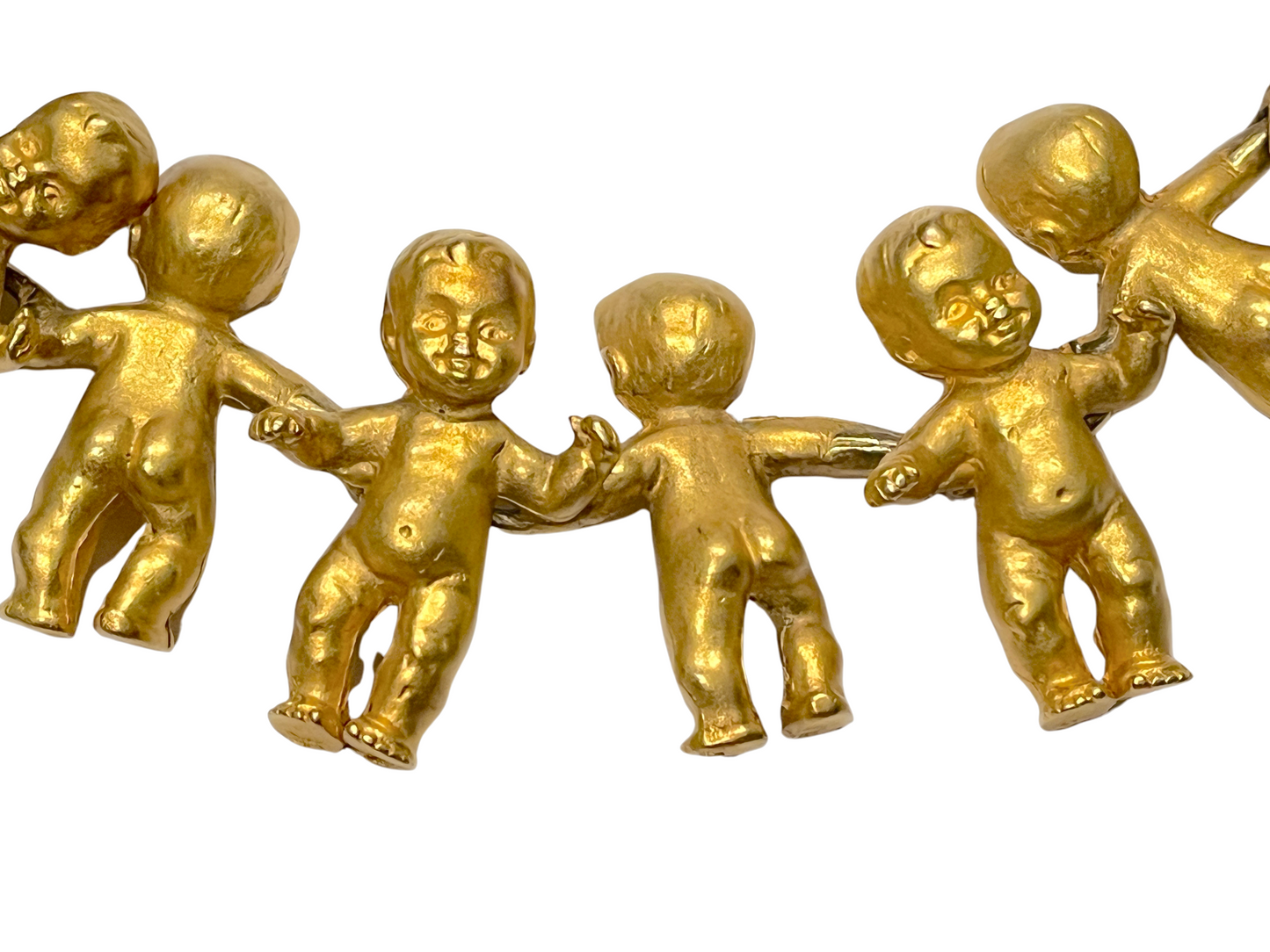 Rare Alison Mager Sculptural Baby Necklace