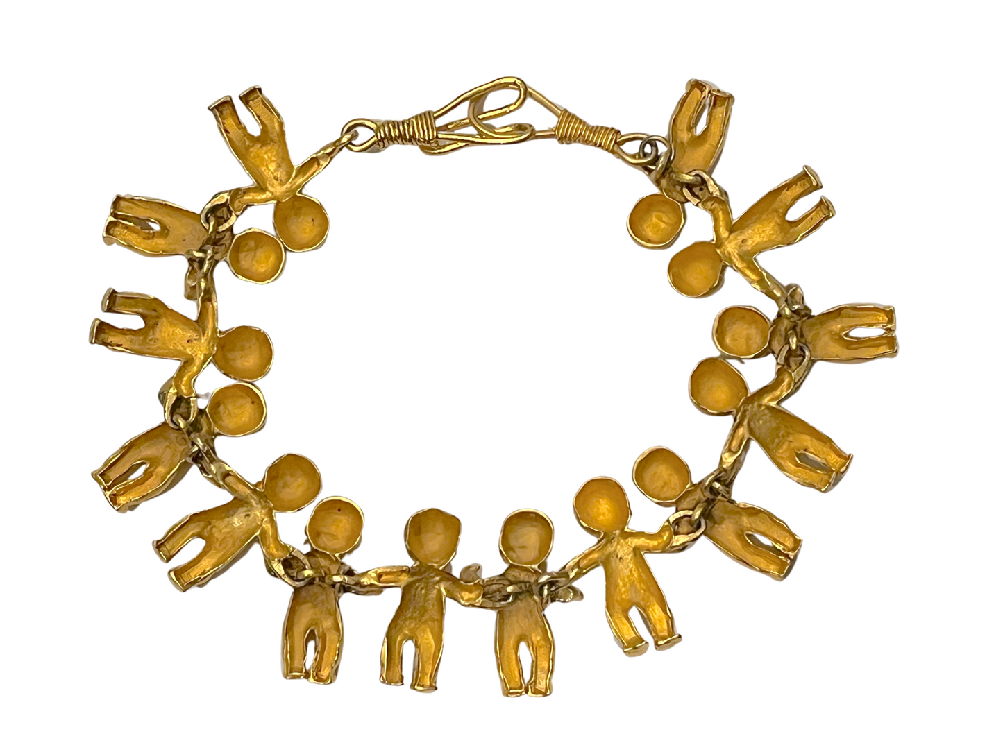 Rare Alison Mager Sculptural Baby Necklace