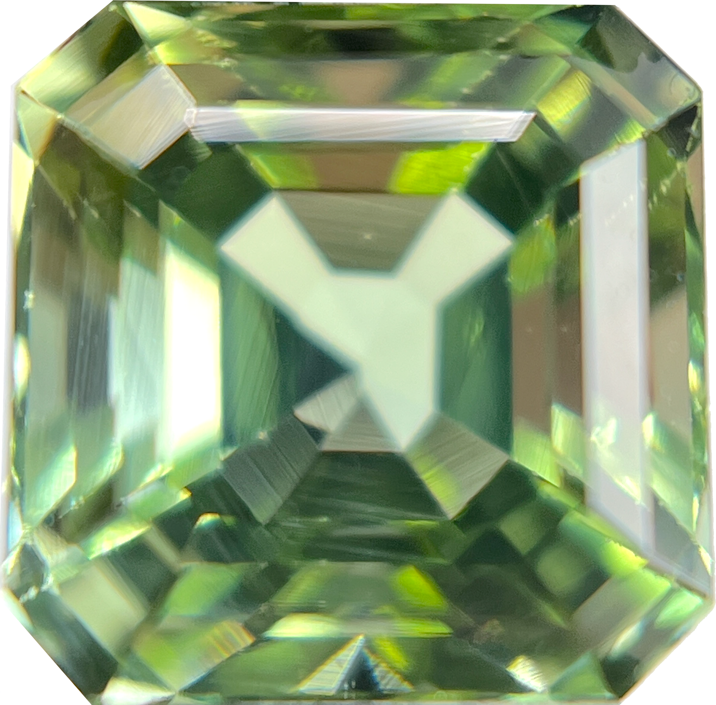 GIA 1.61 ct. Natural Yellowish Green Tourmaline