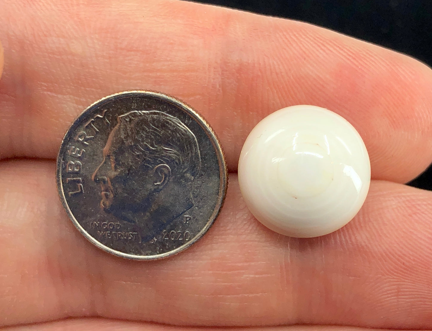 GIA 12.52 ct. Natural White Quahog Pearl
