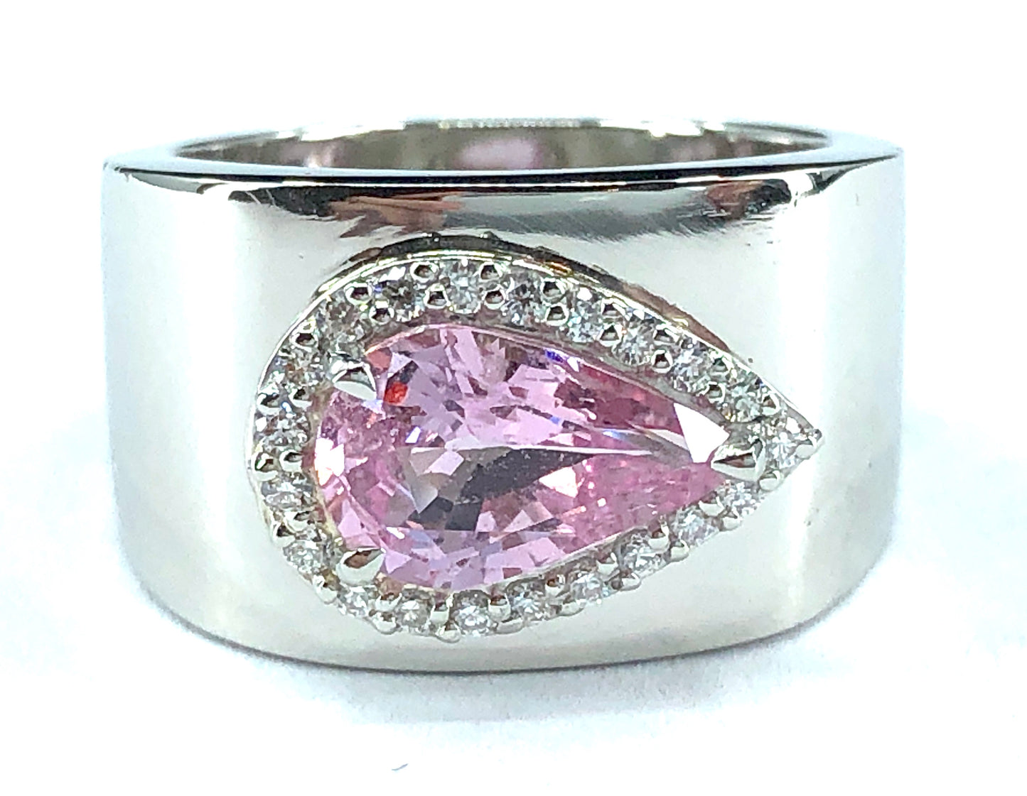 GIA 1.77 ct. No-Heat Padparadscha Sapphire & Diamond Ring in Platinum