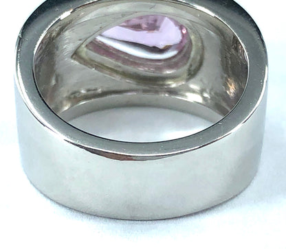 GIA 1.77 ct. No-Heat Padparadscha Sapphire & Diamond Ring in Platinum
