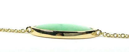 5.04 ct. Type A Jade Bracelet in 18K Yellow Gold